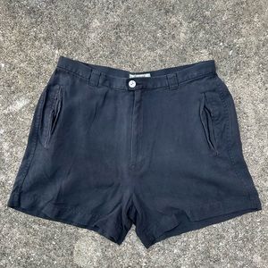 Women’s Tommy Bahama Dark Gray / Black 100% Silk Shorts